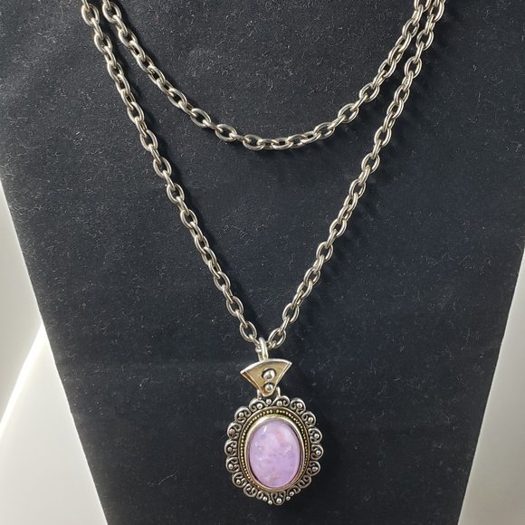 Long Chunky Chain with Pendant - Picture 1 of 3